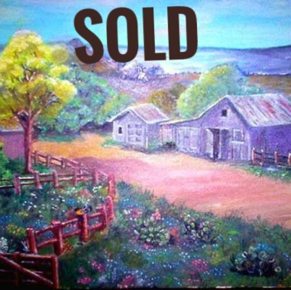 Framed Floral oil painting - Picture 9 of 11